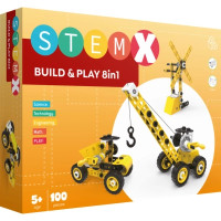 Конструктор Stem з болтами Build&Play 8 в 1 на 100 деталей (3858894673322)