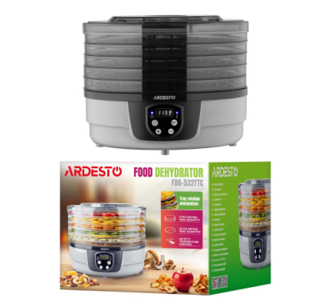 Ardesto Сушка для овочів та фруктів Ardesto FDB-532TTC