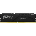 Kingston Модуль пам'яті для комп'ютера DDR5 8GB 5200 MHz Beast Black Kingston Fury (ex.HyperX) (KF552C40BB-8)