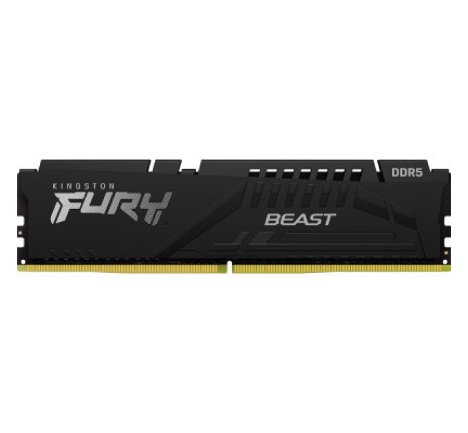 Kingston Модуль пам'яті для комп'ютера DDR5 8GB 5200 MHz Beast Black Kingston Fury (ex.HyperX) (KF552C40BB-8)