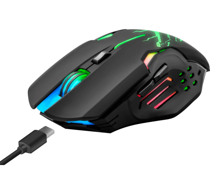 Defender Мишка Defender Katana GM-511 LED Wireless Black (52511)
