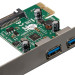 Frime Контролер Frime NEC720202 (ECF-PCIEtoUSB004.LP) PCI-E-2xUSB3.0