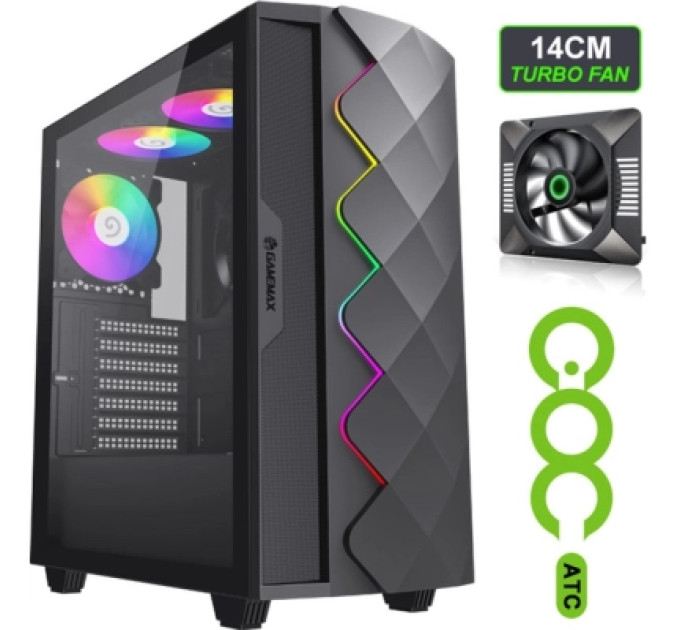 Gamemax Корпус Gamemax Black Diamond CP