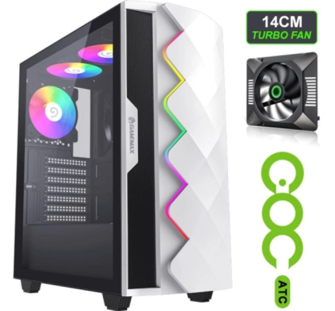 Gamemax Корпус Gamemax White Diamond CP