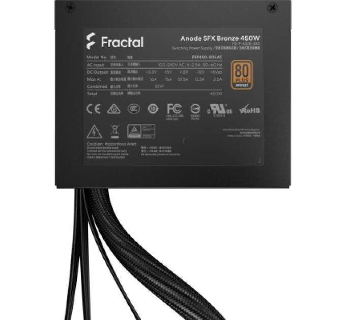Fractal Design Блок живлення Fractal Design 450W Anode SFX Bronze (FD-P-AS2B-450-EU)