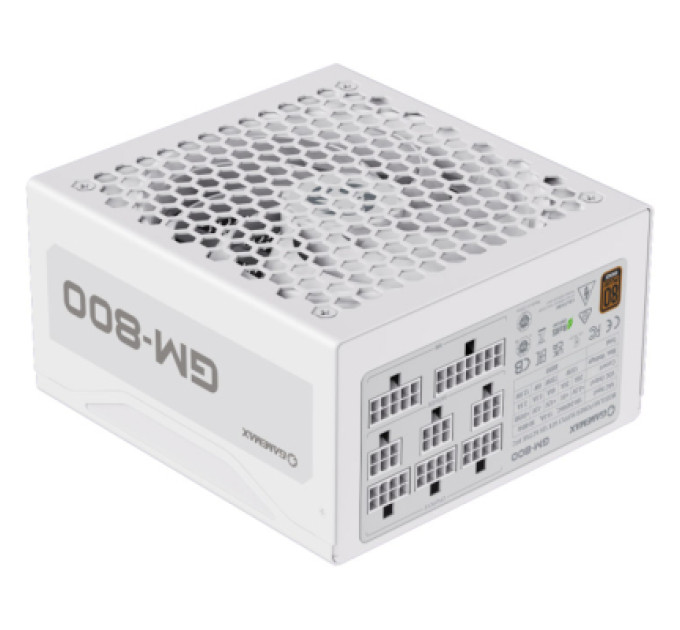 Gamemax Блок живлення Gamemax 800W (GM-800 Modular white)