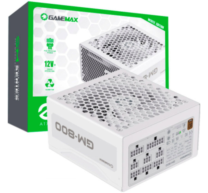 Gamemax Блок живлення Gamemax 800W (GM-800 Modular white)