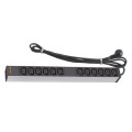 Conteg Силовий блок 19" 1U 12 розеток IEC C13, вилка Schuko, кабель 3м. Conteg (DP-RP-12-IECC13)
