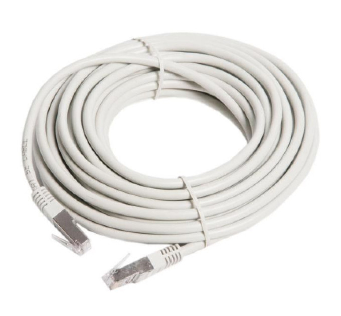 Kingda Патч-корд 10м, FTP, cat.5e, CU, 24AWG, gray Kingda (KD-PAFT41000GY)