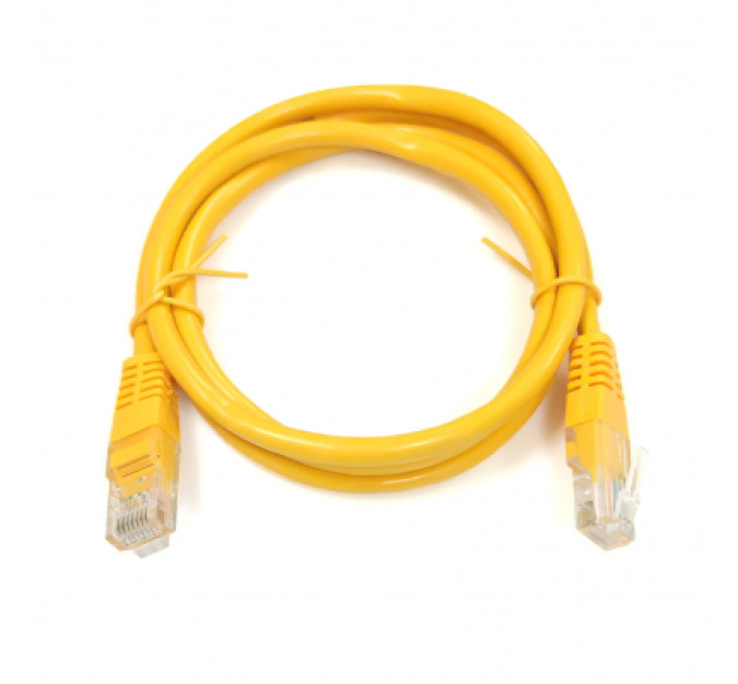 Kingda Патч-корд 0.5м, UTP, cat.5e, CU, 24AWG, yellow Kingda (KD-PAUT3050YL)