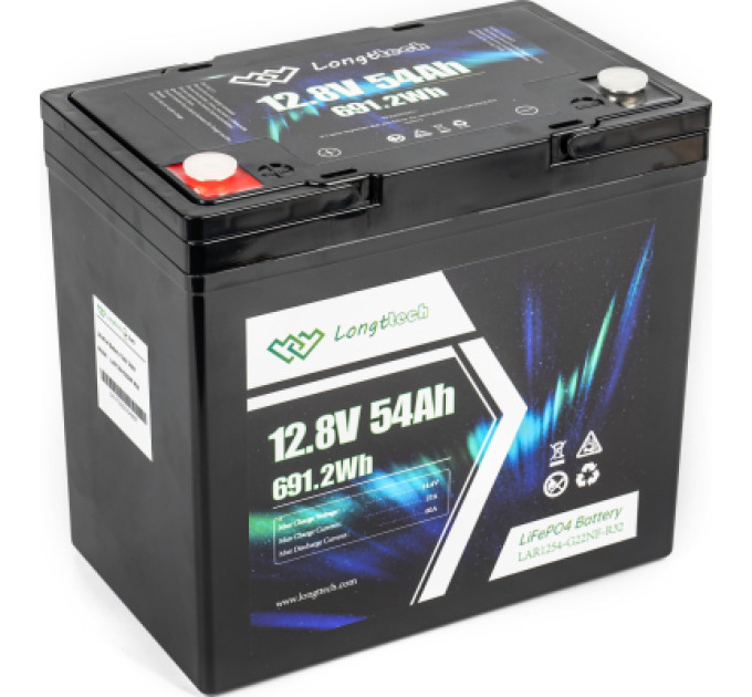 Longttech Батарея LiFePo4 Longttech 12.8V - 54Ah (LAR1254-G22NF-R32)