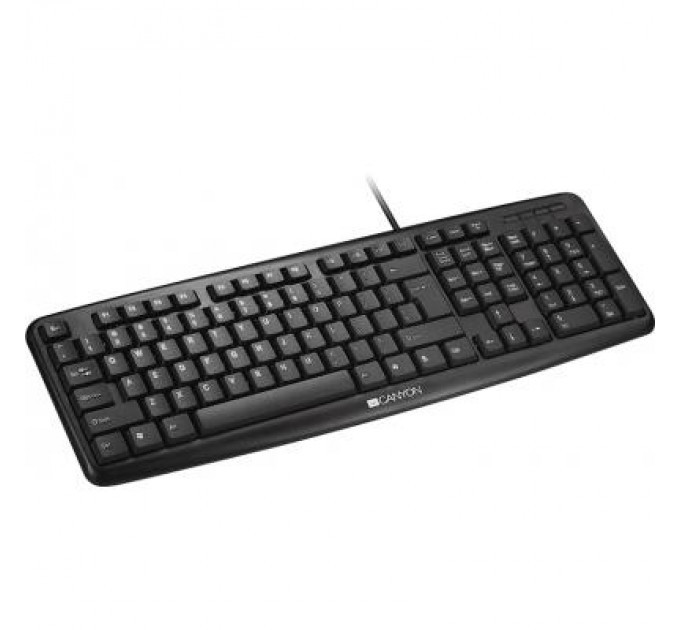 Canyon Клавіатура Canyon CNE-CKEY01-RU Black USB (CNE-CKEY01-RU)