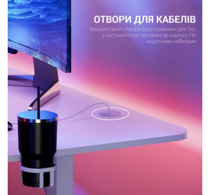 GamePro Комп'ютерний стіл GamePro GDC216W White (GDC216W)