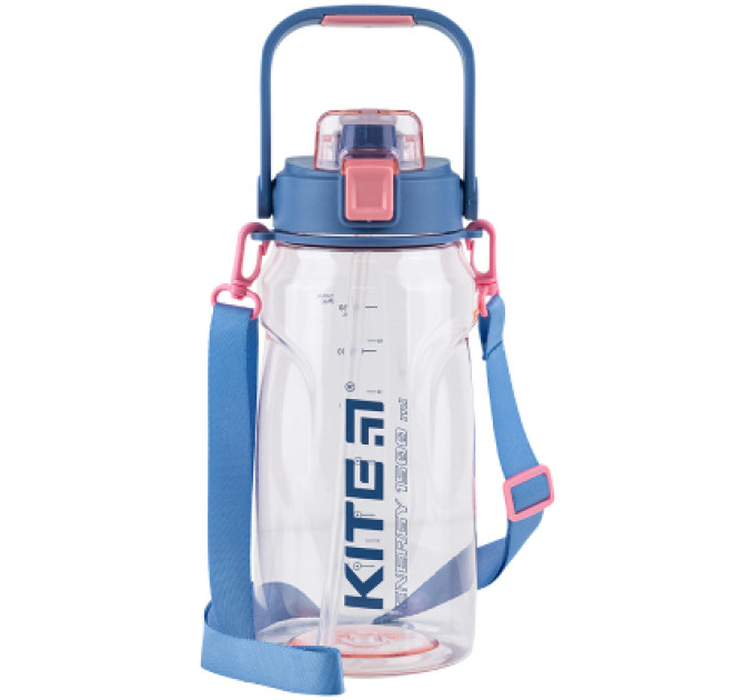 Kite Поїльник-непроливайка Kite 1500 мл, рожева (K24-1202-2)