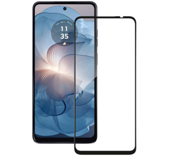 ACCLAB Скло захисне ACCLAB Full Glue MOTO G24 Power Black (1283126591778)