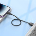 HOCO Дата кабель USB 2.0 AM to Lightning 0.25m Hyper X96 black HOCO (6942007609388)