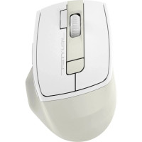 Миша бездротова A4Tech Fstyler FB45CS Air2 (Cream Beige), колір білий+бежевий