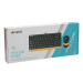A4Tech A4Tech Fstyler F1110, комплект дротовий клавіатура з мишою, USB, сірий чорно-жовтий