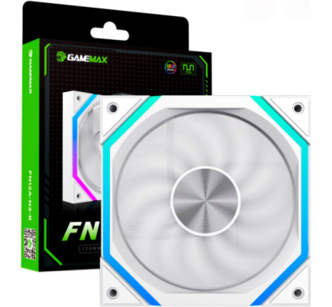 Gamemax Кулер до корпусу Gamemax FN12A-N2-W
