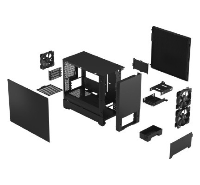Fractal Design Корпус Fractal Design Pop Mini Silent Black Solid (FD-C-POS1M-01)