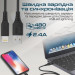Promate Дата кабель USB 2.0 AM to Lightning 1.2m 2.4A PowerLink-Ai120 black Promate (powerlink-ai120.black)