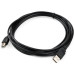 Ultra Кабель для принтера USB 2.0 AM/BM 1.5m black Ultra (UC22-0150)