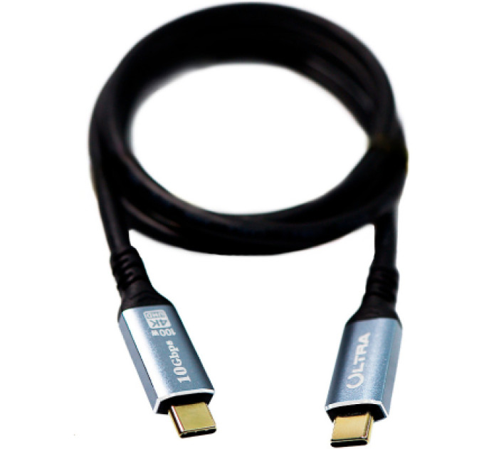 Ultra Дата кабель USB-C to USB-C 1.0m 10Gbps 100W black Ultra (UC107-0100)