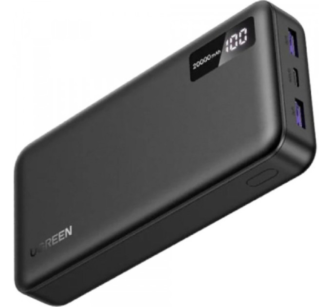 Ugreen Батарея універсальна Ugreen 20000mAh 22,5W PD, 2хUSB-A, 2xUSB-C Black (PB312) (25683)
