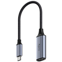 Перехідник USB-C to HDMI 4K60Hz Grey Cudy (UH401)