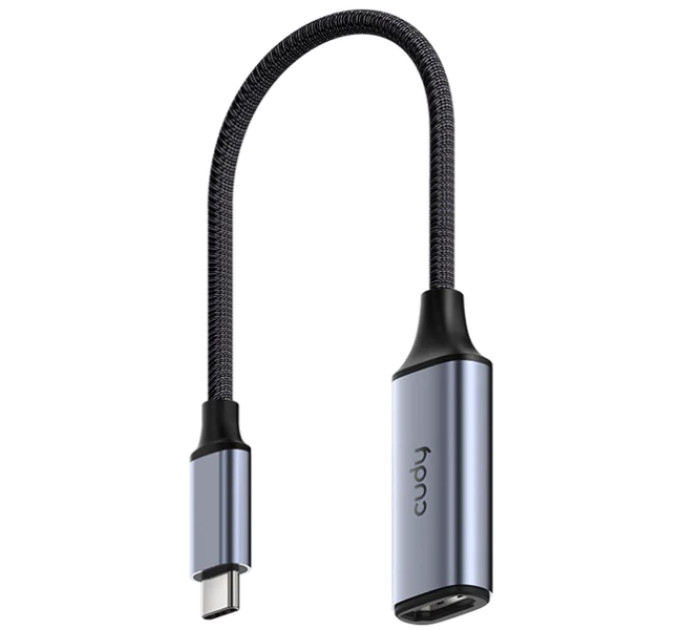 Cudy Перехідник USB-C to HDMI 4K60Hz Grey Cudy (UH401)