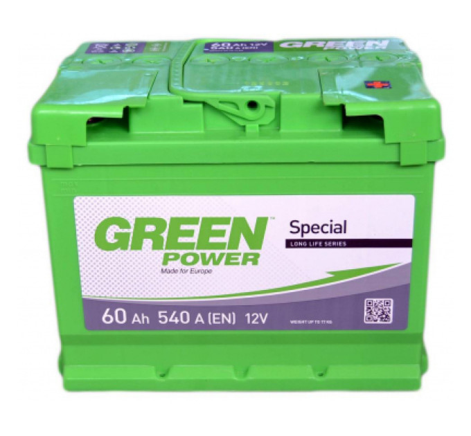 GREEN POWER Акумулятор автомобільний GREEN POWER 60Аh (000022358)