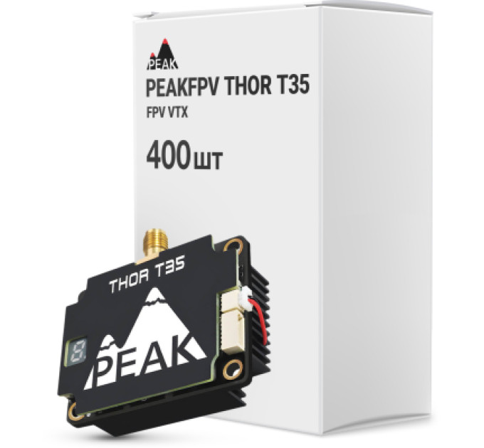 Peakfpv Відеопередавач (VTX) Peakfpv THOR T35 FPV VTX упаковка 400 шт. (T35BOX400)