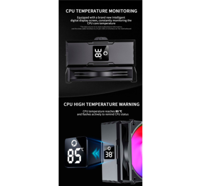 Gamemax Кулер до процесора Gamemax Sigma 520 Digital BK