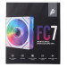 1stPlayer Кулер до корпусу 1stPlayer FC7 White (FC7-WH-1IN1)