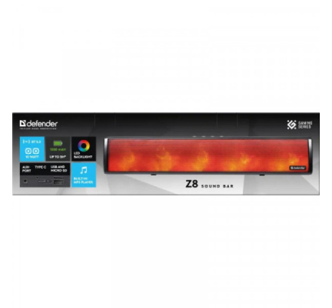 Defender Акустична система Defender Soundbar Z8 Black (65118)
