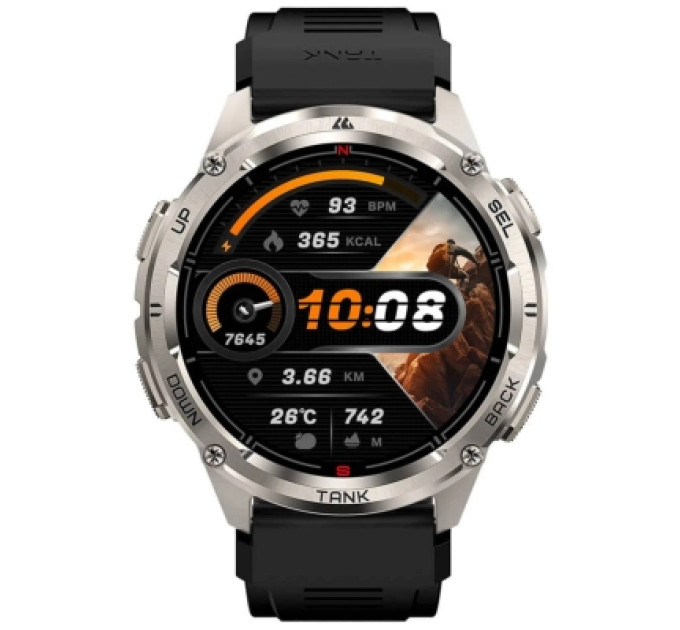 KOSPET Смарт-годинник KOSPET Tank T3 ULTRA 2 SILVER (6974958251163)