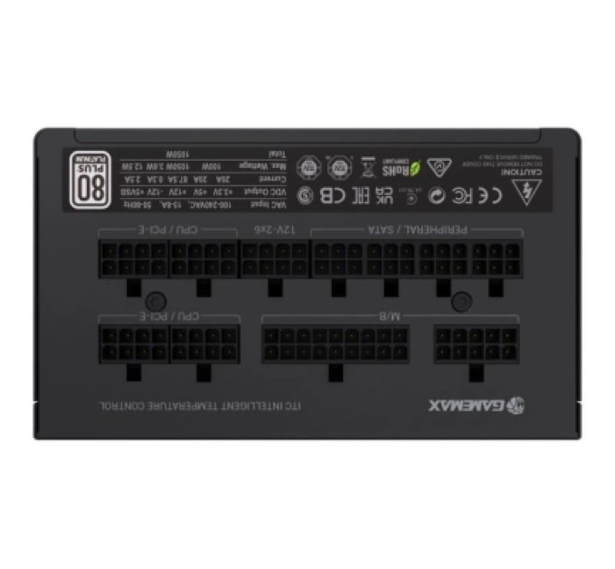 Gamemax Блок живлення Gamemax 1050W (GX-1050 PRO BK(ATX3.1PCIe5.1))