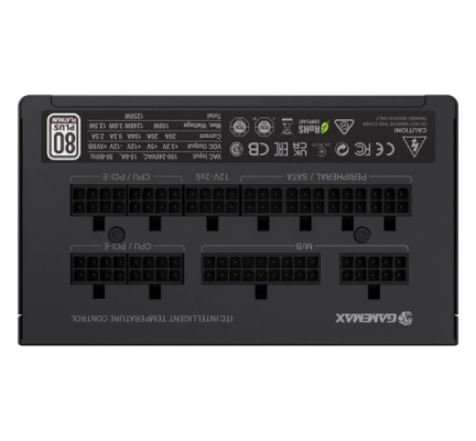 Gamemax Блок живлення Gamemax 1250W (GX-1250 PRO BK(ATX3.1PCIe5.1))