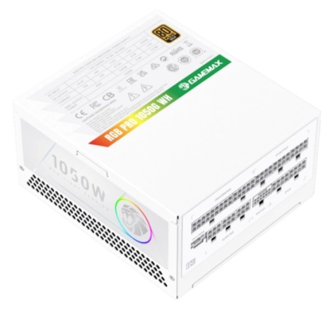 Gamemax Блок живлення Gamemax 1050W (RGB PRO 1050G WH)