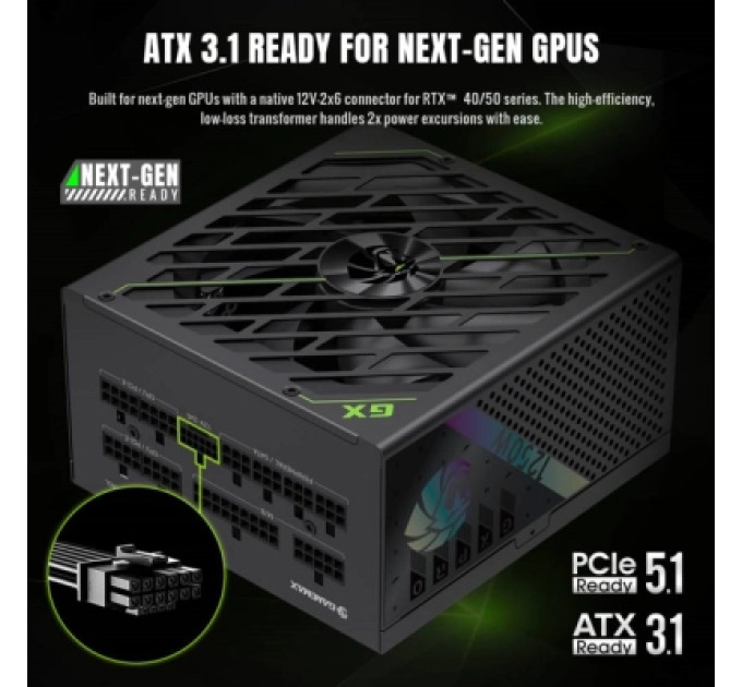 Gamemax Блок живлення Gamemax 1250W (GX PRO 1250G)