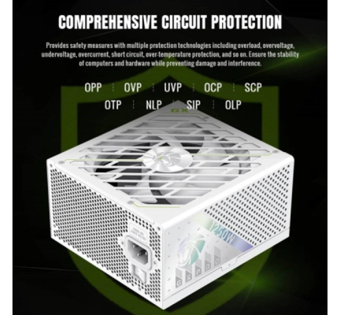 Gamemax Блок живлення Gamemax 1250W (GX PRO 1250G WH)