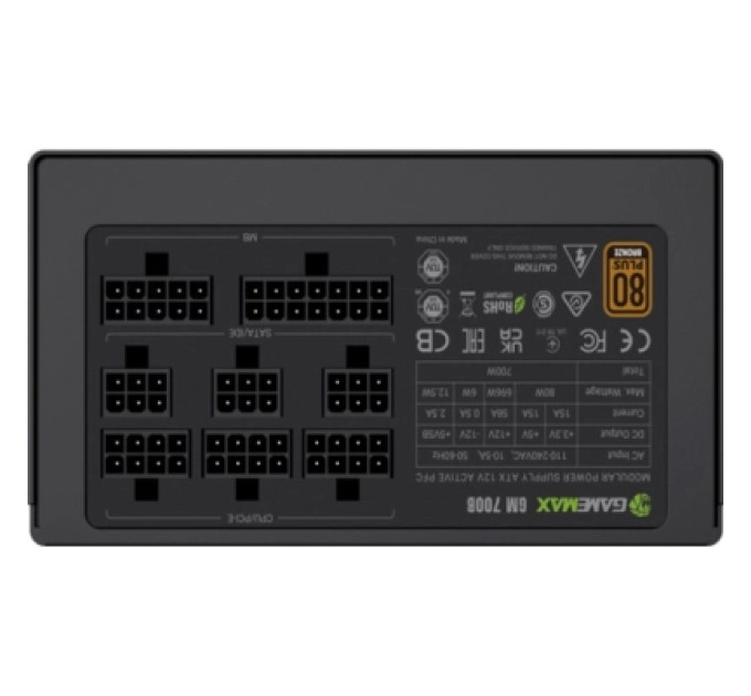 Gamemax Блок живлення Gamemax 700W (GM 700B Fully-modular New)