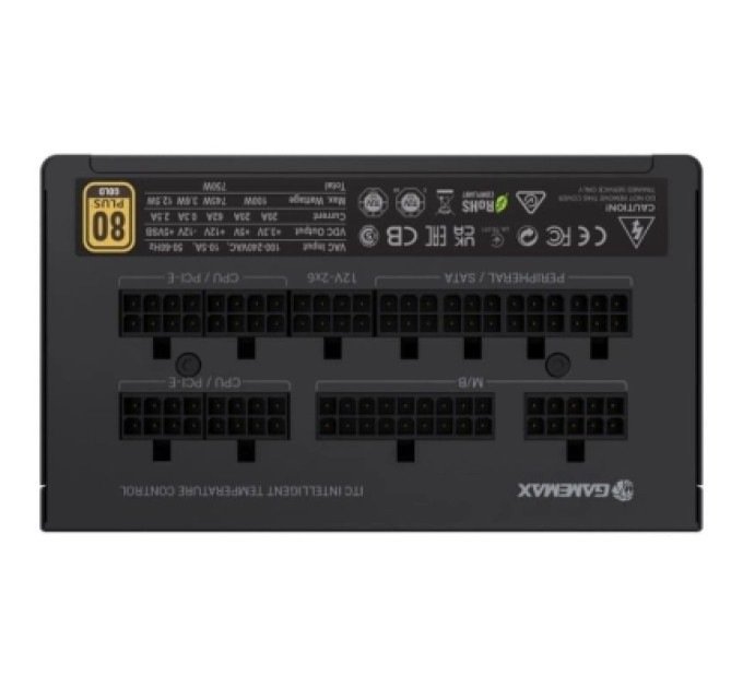 Gamemax Блок живлення Gamemax 750W (GX-750 PRO BK(ATX3.1PCIe5.1))