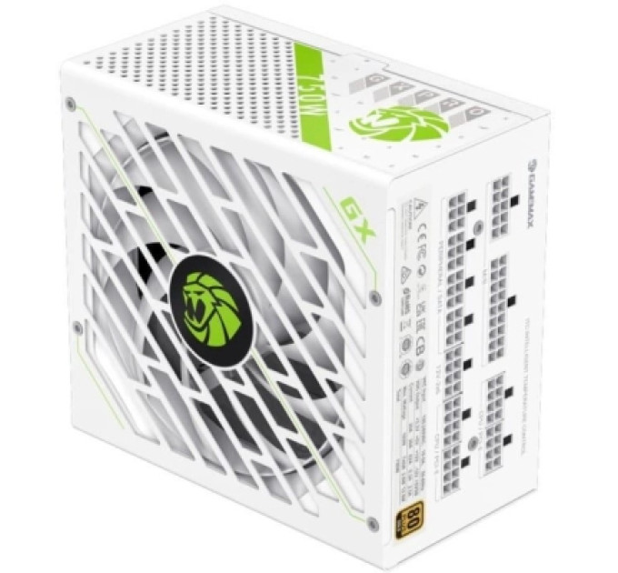 Gamemax Блок живлення Gamemax 750W (GX-750 PRO WH(ATX3.1PCIe5.1))