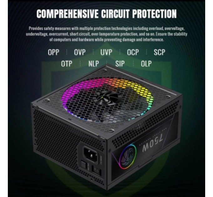 Gamemax Блок живлення Gamemax 750W (RGB 750G)