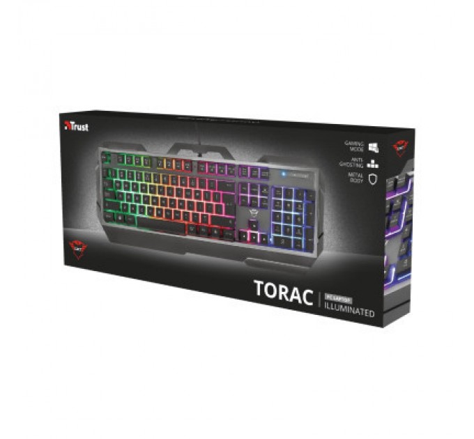 Trust Клавіатура Trust GXT 856 Torac Illuminated Black (23577)