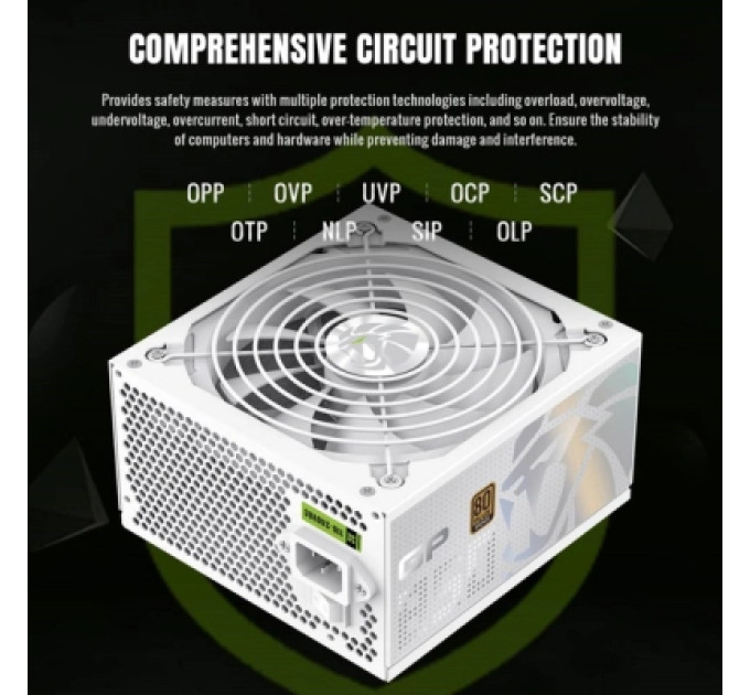 Gamemax Блок живлення Gamemax 850W (GP 850B WH)