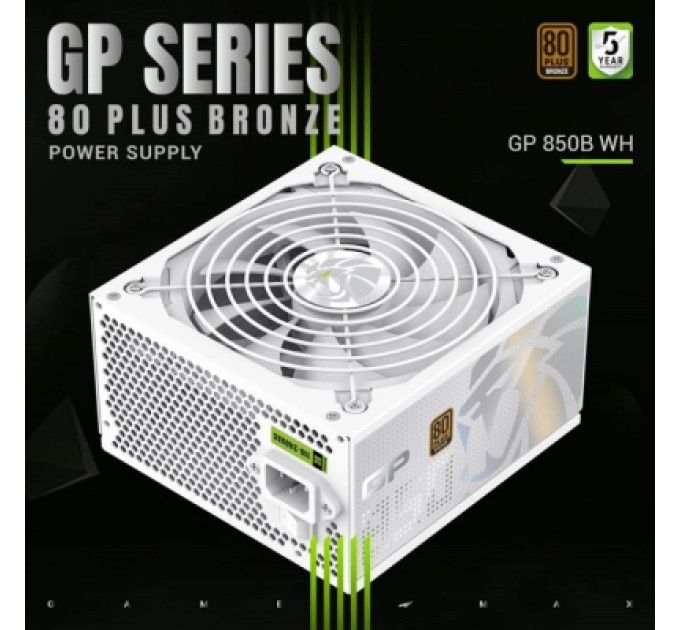 Gamemax Блок живлення Gamemax 850W (GP 850B WH)