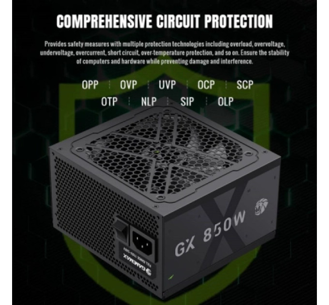 Gamemax Блок живлення Gamemax 850W (GX 850GF)