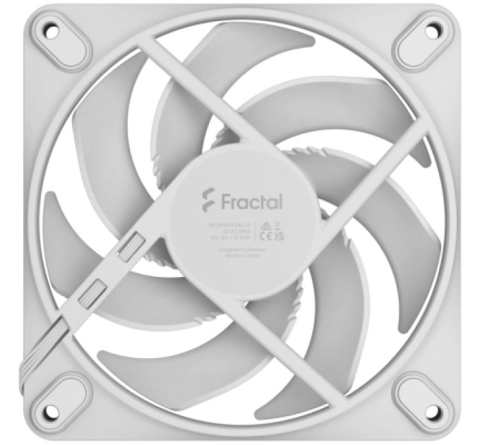 Fractal Design Кулер до корпусу Fractal Design Momentum 12 White (FD-F-MO1-1202)